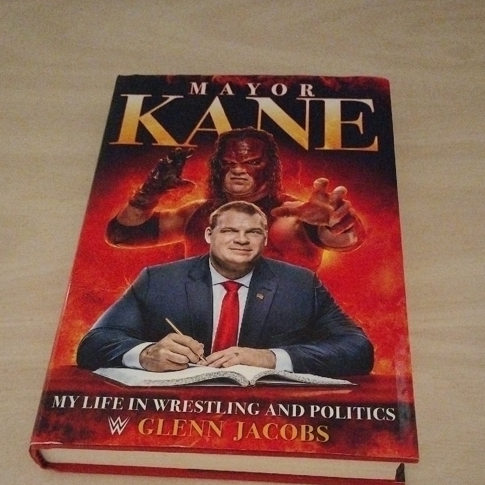 WWE Mayor Kane Coffee Table Book - Red and Black